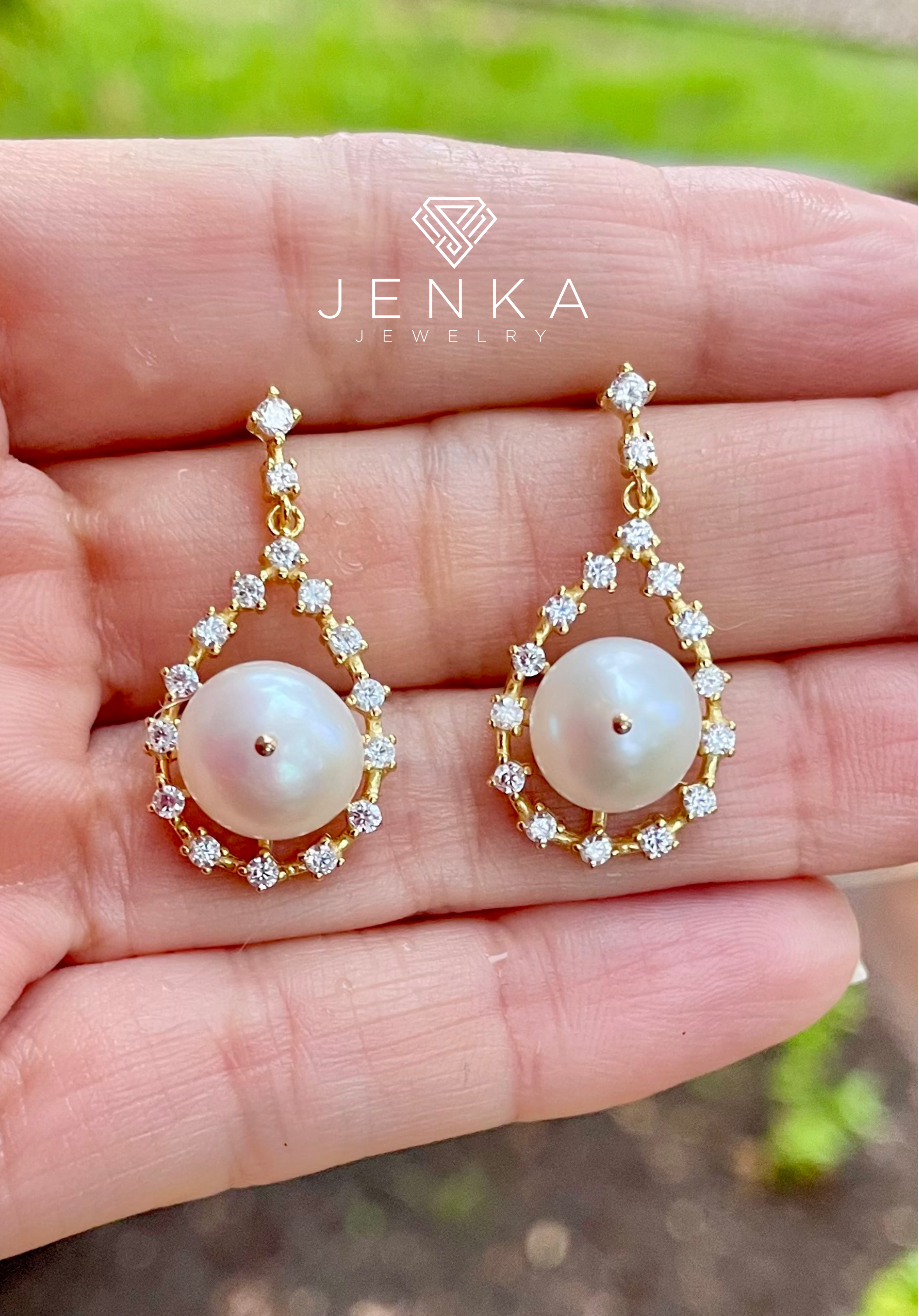 Magical, gold-plated, dancing 'jhalar' pearl earrings – Lai